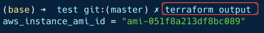 Terraform output